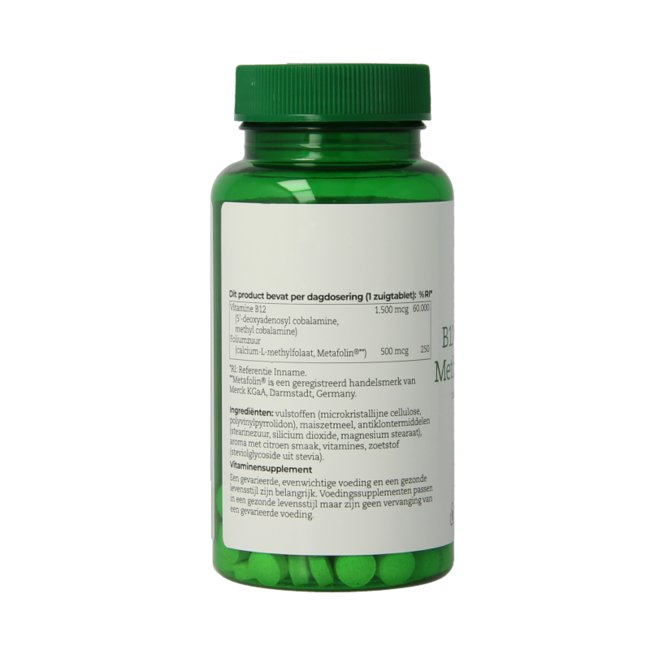 254 B12 Adenosyl & metilcobalamina 120 comprimidos para chupar