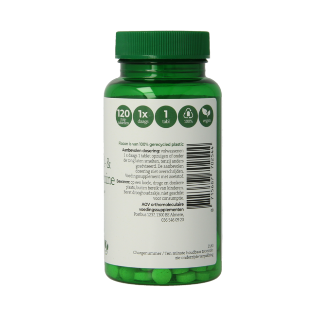 254 B12 Adenosyl & metilcobalamina 120 comprimidos para chupar