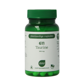 AOV 611 Taurine 500mg 60 Gélules végétariennes