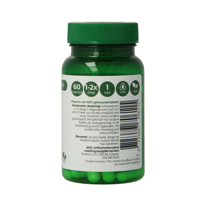 611 Taurin 500mg 60 vegetarische Kapseln