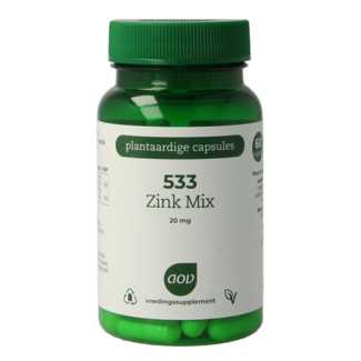 AOV 533 Mélange de zinc 60 capsules végétariennes
