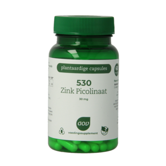 AOV 530 Picolinato de zinc 60 Cápsulas vegetarianas