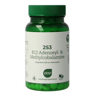AOV 253 B12 Adenosyl & Methylcobalamin 60 Lozenges