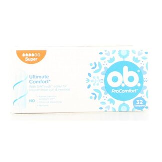 OB ProComfort Super tampons 32 pieces