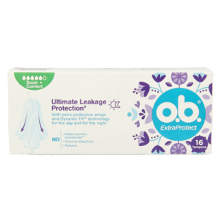 OB o.b.® ExtraProtect Super Plus Tampons, 16 Stück