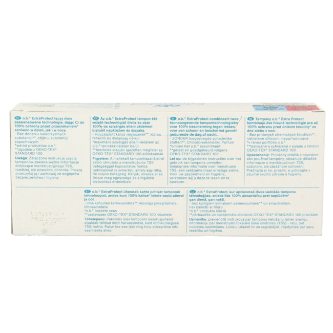o.b.® ExtraProtect Super Plus Tampons, 16 Stück