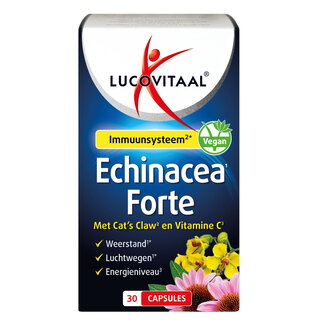 Lucovitaal Echinacea Forte, Uncaria e Vitamina C 30 Capsule
