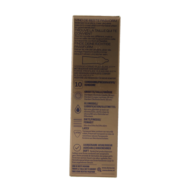 Preservativos Nude extra lube 10 unidades
