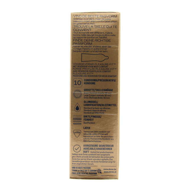 Nude XL condoms 10 pieces