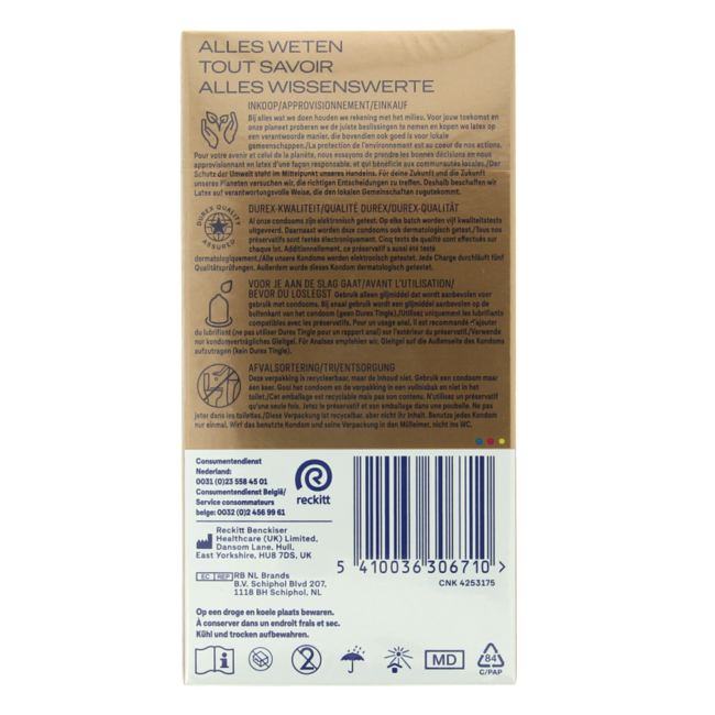 Nude XL condoms 10 pieces