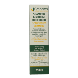 Grahams Sensitive scalp shampoo 250 Millilitres