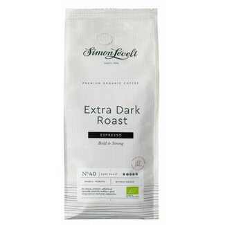 Simon Levelt Espresso extra dark roast beans organic 1 Kilogram