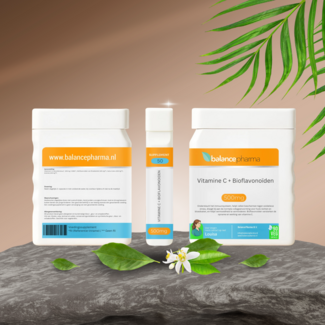 Balancepharma Nahrungsergänzungsmittel Vitamin C + Bioflavonoide 90 Vegetarische Kapseln