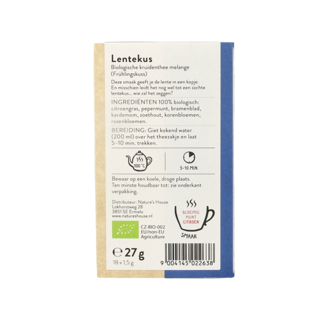 Lentekus organic 18 bags