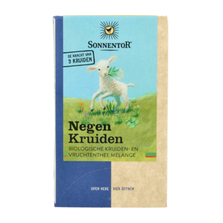 Sonnentor Mélange bio aux neuf herbes et fruits 18 sachets