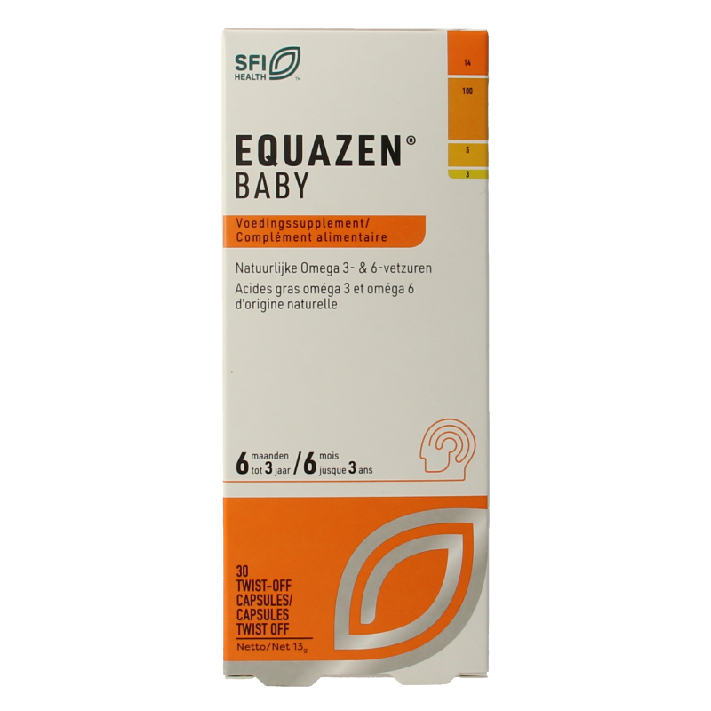 SFI Health Equazen baby omega 3 y 6 ácidos grasos 30 ampollas