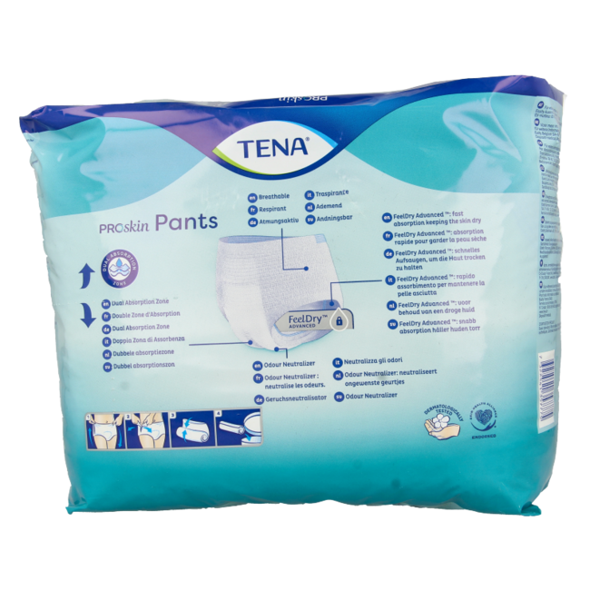 Tena Proskin Pants Plus XXS, 14 unidades