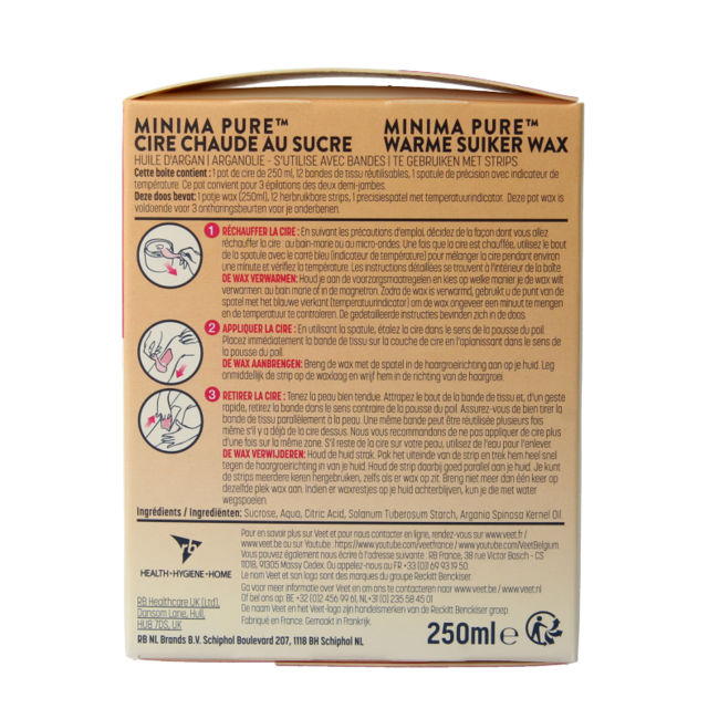 Hot wax minima 250 Milliliter