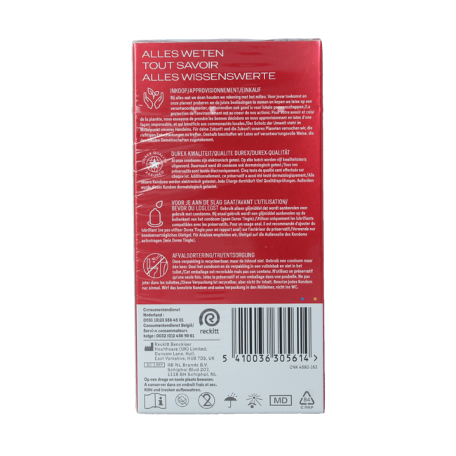 Durex Thin Feel Extra Lube 10 Pezzi