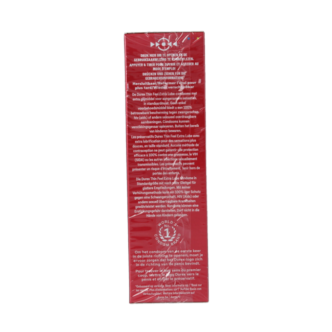 Durex Thin Feel Extra Gleitmittel 10 Stück