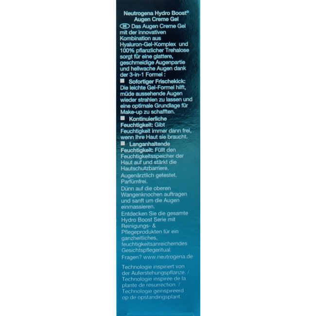 Hydro boost eye gel 15 Millilitres
