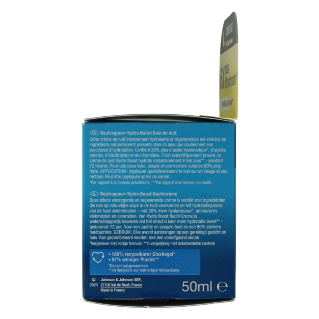 Neutrogena Hydro Boost Schlafmasken-Creme 50 ml