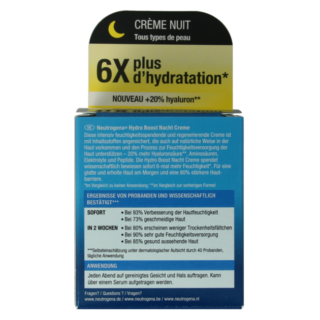 Masque de nuit crème Hydro Boost 50 ml