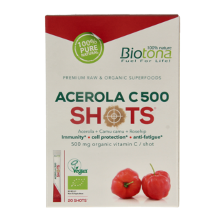 Biotona Acerola C 500 shots 2.2 gram organic 20 pieces