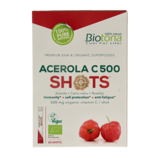 Biotona Acerola C 500 Shots 2,2 Gramm Bio 20 Stück