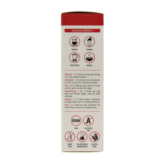 Acerola C 500 shots 2.2 gram bio 20 Stuks