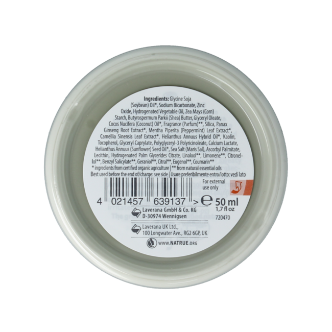Deodorant cream natural & strong organic 50 Millilitre