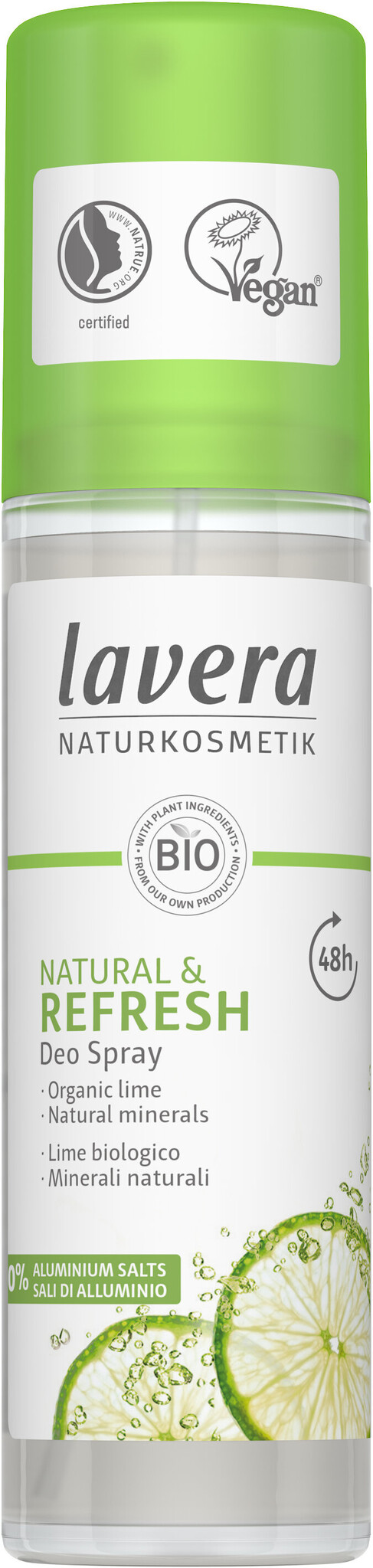 Lavera Desodorante en spray natural & refresh bio 75 mililitros