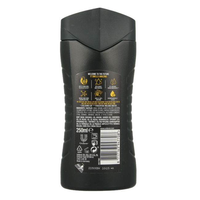 Shower gel wild green mojito & cedarwood 250 Millilitres