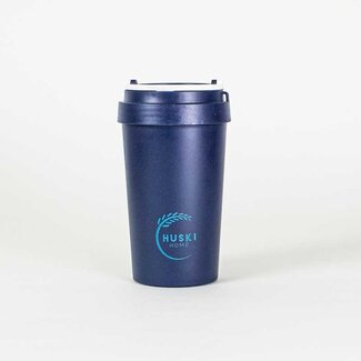 Huski Home Rice husk travel cup, midnight, 400ml