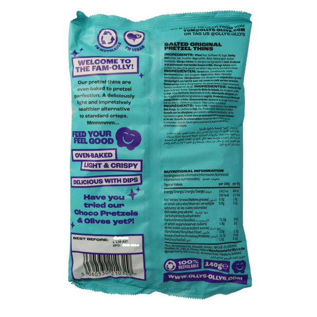Original Pretzels 140 Gram