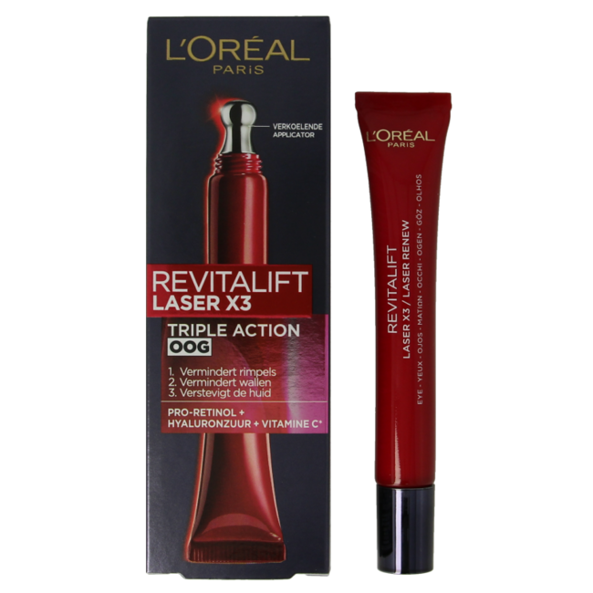 Revitalift laser X3 eyes 15 Millilitres