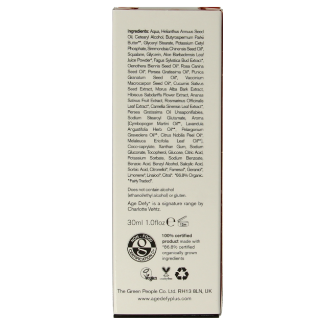 Crema idratante illuminante 24 ore Age defy+ 30 Millilitri