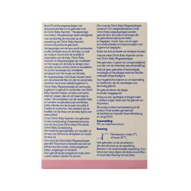 Baby wegwerpdopjes 10 Stuks