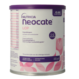 Neocate Dieetvoeding LCP 400 Gram