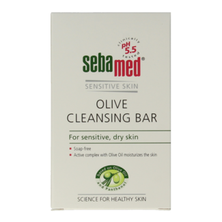 Sebamed Soap-free cleansing bar olive 150 Gram