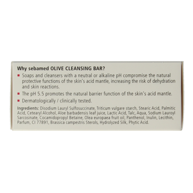 Soap-free cleansing bar olive 150g