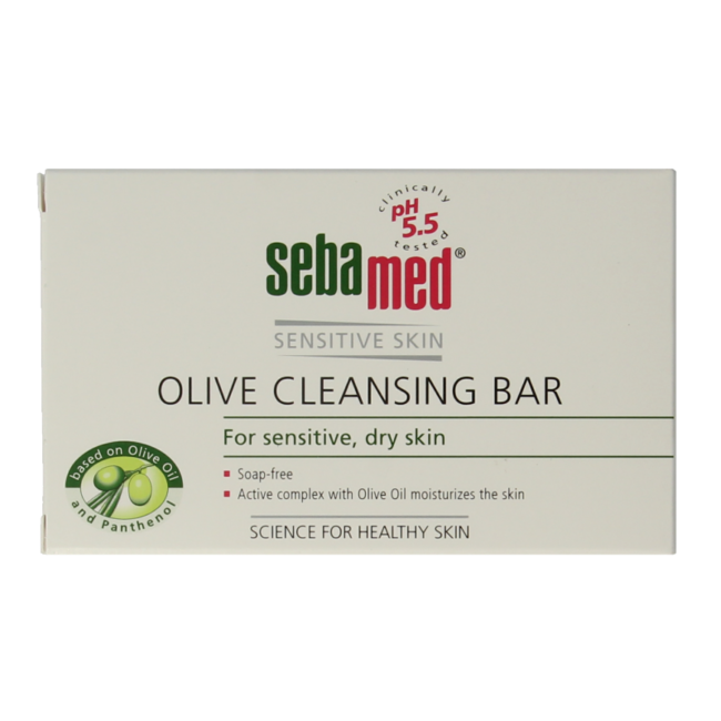 Soap-free cleansing bar olive 150 Gram