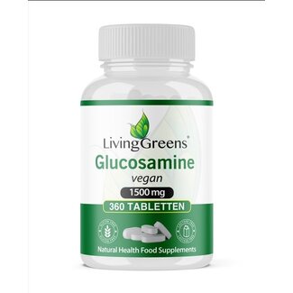 Livinggreens Glukozamina 1500 wegańska 360 tabletek