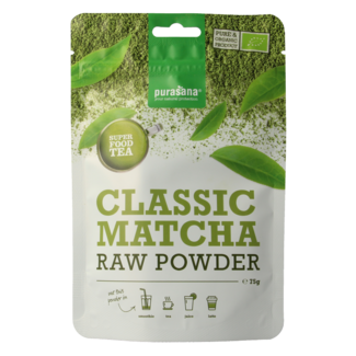 Purasana Matcha Classic Pulver vegan bio 75 Gramm