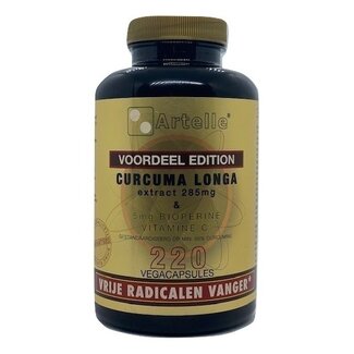 Artelle Curcuma Longa Extrakt 220 Vegetarische Kapseln