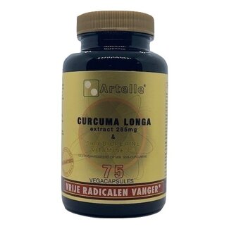 Artelle Curcuma longa extract 75 Vegetarische capsules