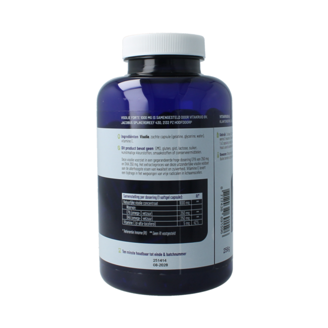 Huile de Poisson Forte 1000 TG 180 Capsules Molles