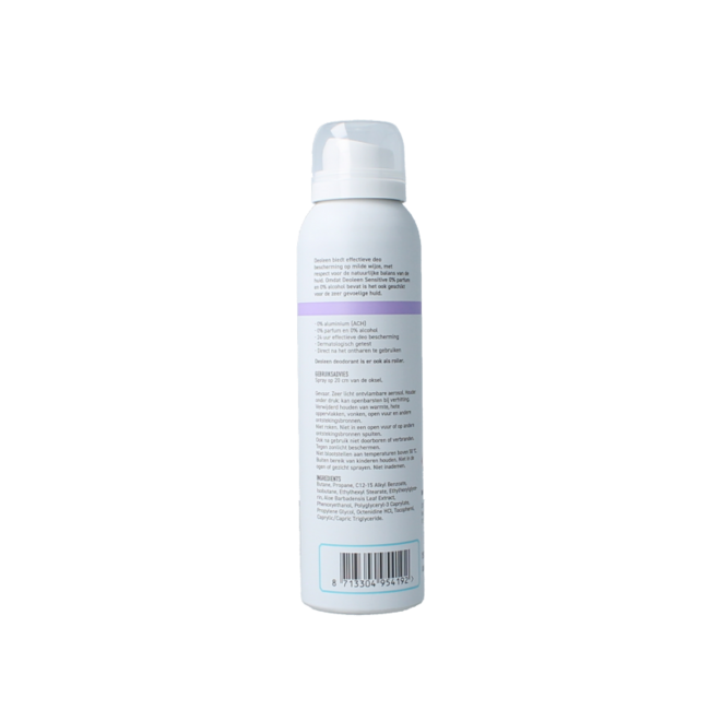 Deodorant spray 0% sensitive 150 Millilitres