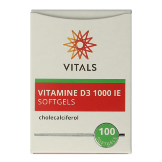 Vitals Vitamin D3 1000 IE 100 Softgels