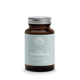 Mattisson Veganes Vitamin D3 25 µg/1000 IE 120 vegetarische Kapseln